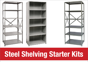 Steel Shelving Starter Kits